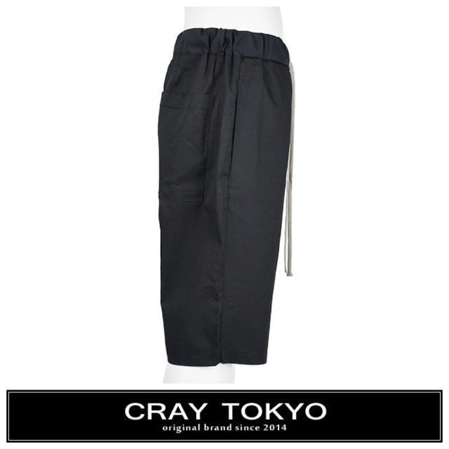 正規店好評 CRAY TOKYO ブラック ドローコード コットン サルエルハーフパンツ新品の通販 by ssskkk|ラクマ 通販特価