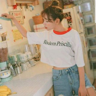 スタイルナンダ(STYLENANDA)のStyle nanda　字母入り半袖(Tシャツ(半袖/袖なし))