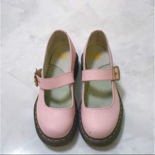 ドクターマーチン(Dr.Martens)のドクターマーチン メリージェーン レアピンク(ローファー/革靴)