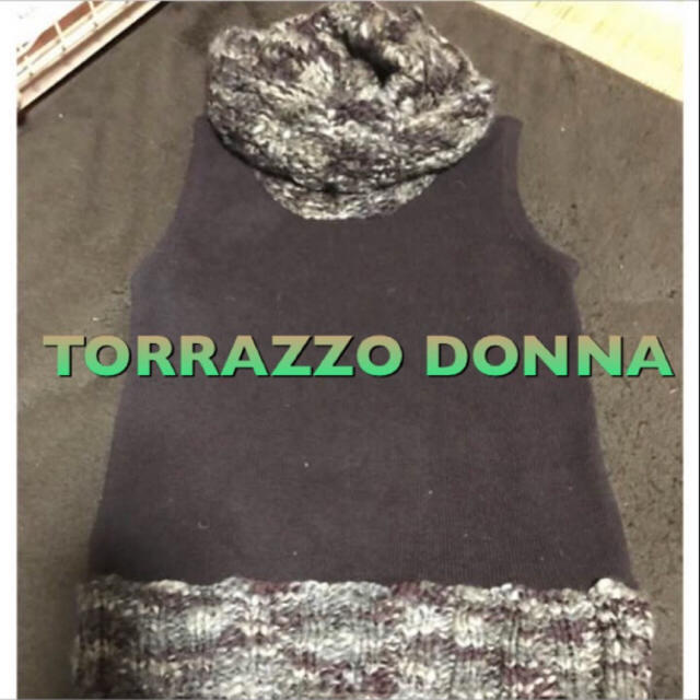 TORRAZZO DONNA(トラッゾドンナ)のトラッゾドンナ TORRAZZO DONNAのノースリーブニット レディースのトップス(ニット/セーター)の商品写真