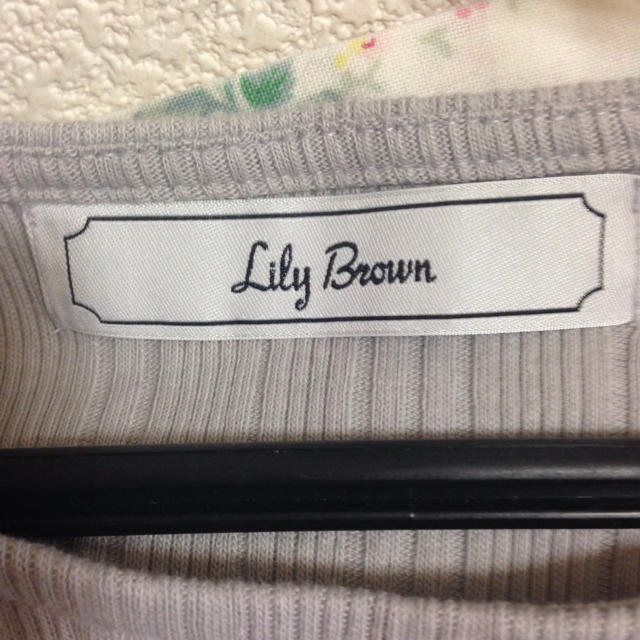 Lily Brown(リリーブラウン)のlilybrown♡袖シフォンカットソー レディースのトップス(カットソー(長袖/七分))の商品写真