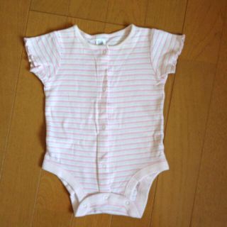 ベビーギャップ(babyGAP)のピンクロンパース♡60(ロンパース)