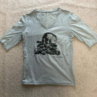 トルネードマート(TORNADO MART)のトルネードマート カットソー  Tシャツ  五分袖 ドクロ(Tシャツ/カットソー(七分/長袖))