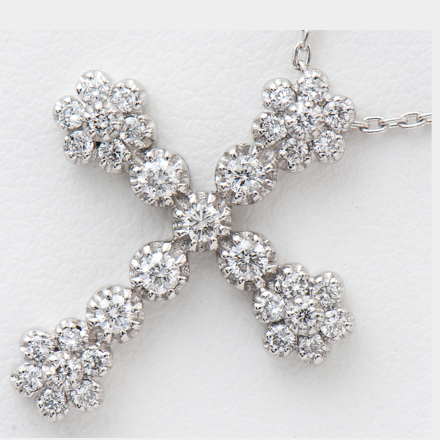 STAR JEWELRY(スタージュエリー)のスタージュエリー✨k18  0.48ct WG×ダイヤ レディースのアクセサリー(ネックレス)の商品写真