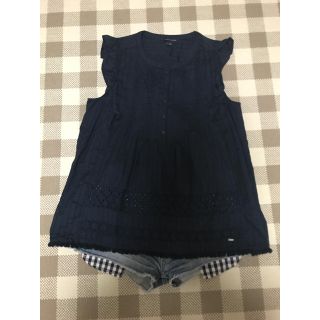 トミーヒルフィガー(TOMMY HILFIGER)のフリルチュニック✳︎未使用品✳︎(チュニック)