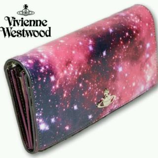 ヴィヴィアンウエストウッド(Vivienne Westwood)の41,800円新品◆【ヴィヴィアンウエストウッド】NEBULA 長財布 ピンク(財布)