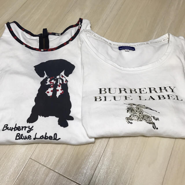 BURBERRY(バーバリー)のBURBERRY バーバリー Tシャツ2枚セット サイズ38 レディースのトップス(Tシャツ(長袖/七分))の商品写真