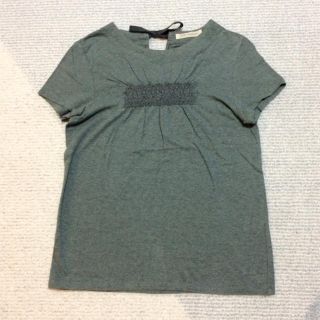 アデュートリステス(ADIEU TRISTESSE)のAdieu Tristesse グリーンカットソー(Tシャツ(半袖/袖なし))