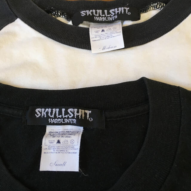 SKULL SHIT(スカルシット)のSKULL SHIT★Tシャツ２枚セット 夏に！フェスに！ メンズのトップス(Tシャツ/カットソー(半袖/袖なし))の商品写真