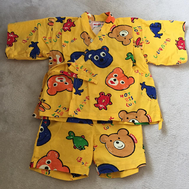 mikihouse(ミキハウス)のミキハウス 甚平 キッズ/ベビー/マタニティのキッズ服男の子用(90cm~)(甚平/浴衣)の商品写真