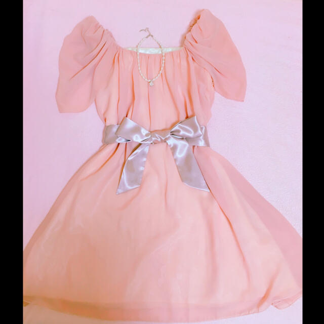 『Oz』・.。*ピンク 高級感 パーティードレス レディースのフォーマル/ドレス(ミニドレス)の商品写真