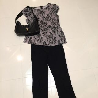 エイチアンドエム(H&M)のH&M レーストップス(カットソー(半袖/袖なし))