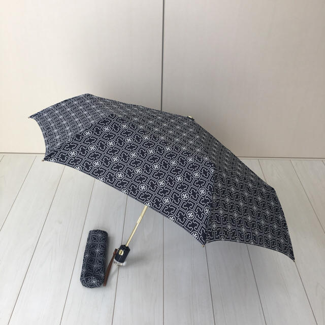 Tory Burch(トリーバーチ)のトリーバーチ 折りたたみ 晴雨兼用傘 ジャンプ傘 アンブレラ 一回使用のみ 日傘 レディースのファッション小物(傘)の商品写真