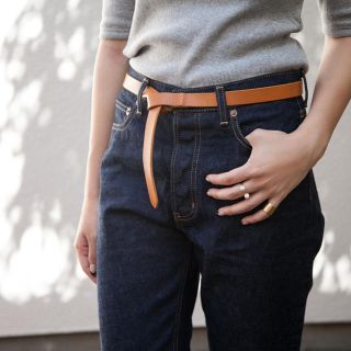 スライ(SLY)のSLY ✨ NARROW BELT ✨美品 ブラウン スライ(ベルト)