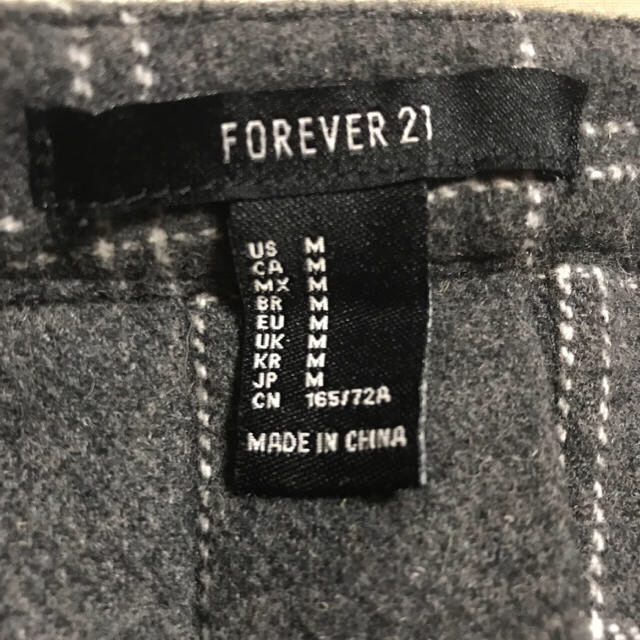 FOREVER 21(フォーエバートゥエンティーワン)のForever21 チェックプリーツミニスカート レディースのスカート(ミニスカート)の商品写真