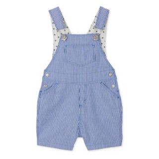 プチバトー(PETIT BATEAU)のmee様専用☆36M プチバトー ヒッコリーストライプショートサロペット(パンツ/スパッツ)