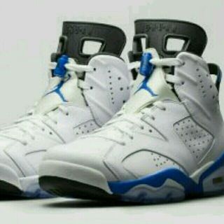 ナイキ(NIKE)のnike air jordan6 sporty blue(スニーカー)