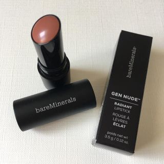 ベアミネラル(bareMinerals)の新品未使用 ベアミネラル ブランドファンクラブ ジェン ヌード リップスティック(口紅)