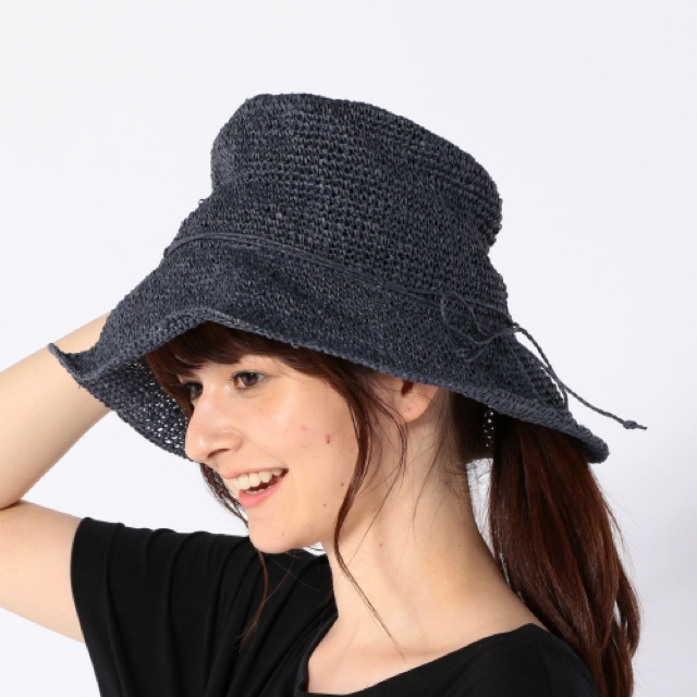 SHIPS(シップス)のペーパー細編みハット SHIPS for women レディースの帽子(ハット)の商品写真