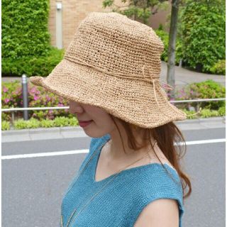 シップス(SHIPS)のペーパー細編みハット SHIPS for women(ハット)