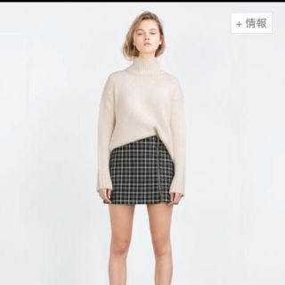 ザラ(ZARA)のZARA チェック柄ミニスカート(ミニスカート)