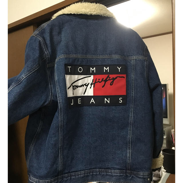 ラッピング無料】 TOMMY HILFIGER - 【99】tommy jeans ボアジャケット