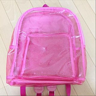 ウィゴー(WEGO)のwego 透明 リュック(リュック/バックパック)