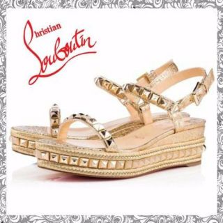 クリスチャンルブタン(Christian Louboutin)のChristian Louboutin CATACLOU カタクロウ 37  (サンダル)