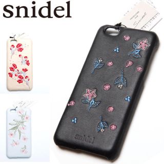 スナイデル(SNIDEL)の再出品スナイデル  iPhone6.6Sカバー  刺繍  (iPhoneケース)