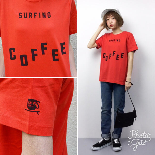 FRAMeWORK(フレームワーク)の"COFFEE"ランダムロゴTシャツ レディースのトップス(Tシャツ(半袖/袖なし))の商品写真