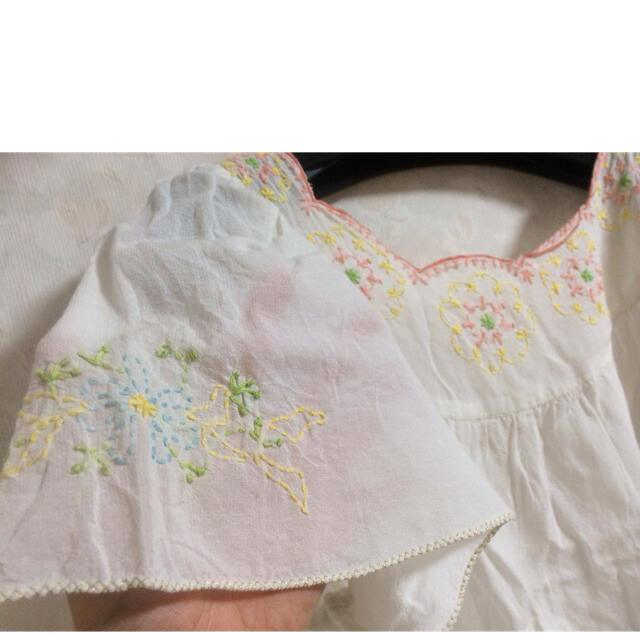 CHILD WOMAN(チャイルドウーマン)のha*様お取り置き☆ 花柄刺繍チュニック レディースのトップス(カットソー(半袖/袖なし))の商品写真