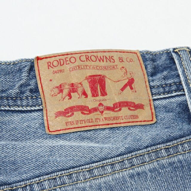 RODEO CROWNS WIDE BOWL(ロデオクラウンズワイドボウル)の金ちゃん様専用★RCWB VINTAGE WASH デニム ストレートパンツ レディースのパンツ(デニム/ジーンズ)の商品写真