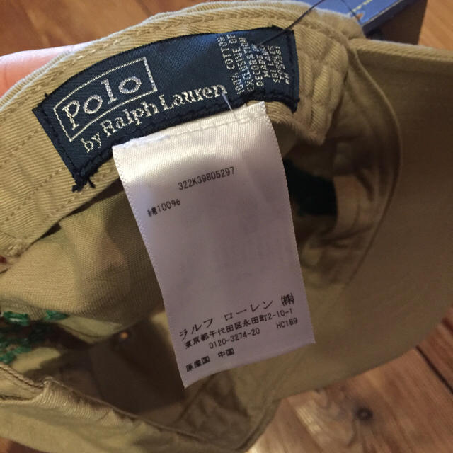 POLO RALPH LAUREN(ポロラルフローレン)の新品タグ付き！ポロ・ラルフローレン帽子 キッズ/ベビー/マタニティのこども用ファッション小物(帽子)の商品写真