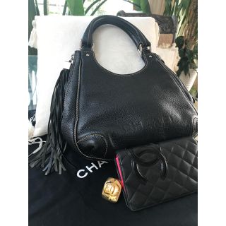 シャネル(CHANEL)のCHANEL  フリンジ付きバック(ハンドバッグ)