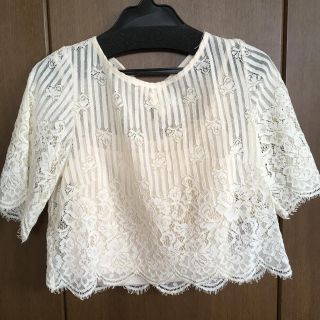 リリーブラウン(Lily Brown)のhs様専用 完売レーストップス(カットソー(半袖/袖なし))