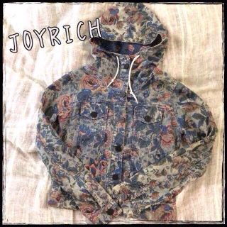 ジョイリッチ(JOYRICH)のJOYRICH☆花柄プリントGジャン(Gジャン/デニムジャケット)