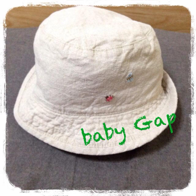 babyGAP(ベビーギャップ)のbaby Gap＊麻混ハット キッズ/ベビー/マタニティのキッズ/ベビー/マタニティ その他(その他)の商品写真