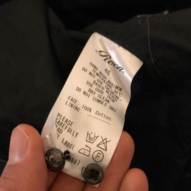 【全品送料無料】 D10 Roen ロエン ネコ柄 ラバープリント シャツ メンズ 46サイズ