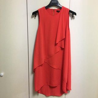 ビーシービージーマックスアズリア(BCBGMAXAZRIA)の【美品】BCBGMAXAZRIA ノースリーブワンピース(ミニワンピース)