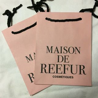 メゾンドリーファー(Maison de Reefur)の新品 ♡ メゾンドリーファー 紙袋 ショッパー 2枚(ショップ袋)