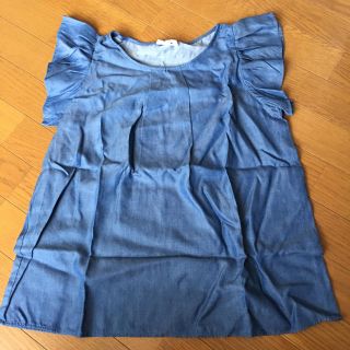 ランバンオンブルー(LANVIN en Bleu)のLANVIN en Bleu ノースリーブシャツ(シャツ/ブラウス(半袖/袖なし))