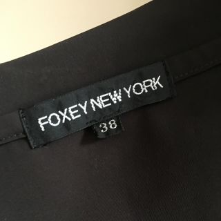 FOXEY - 新品同様✨FOXEY N.Y 女優襟ワンピース38の通販 by haron's
