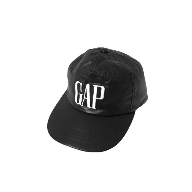 GAP - 80's 90's OLD GAP リアルレザー キャップの通販 by 一部再開