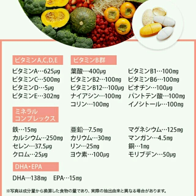 美的ヌーボプレミアム 食品/飲料/酒の健康食品(ビタミン)の商品写真