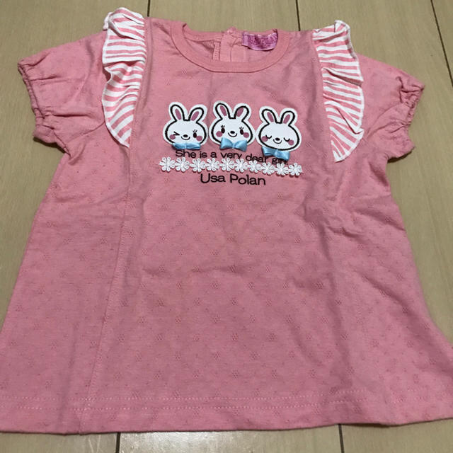 USA POLAN♡半袖90 キッズ/ベビー/マタニティのキッズ服女の子用(90cm~)(Tシャツ/カットソー)の商品写真