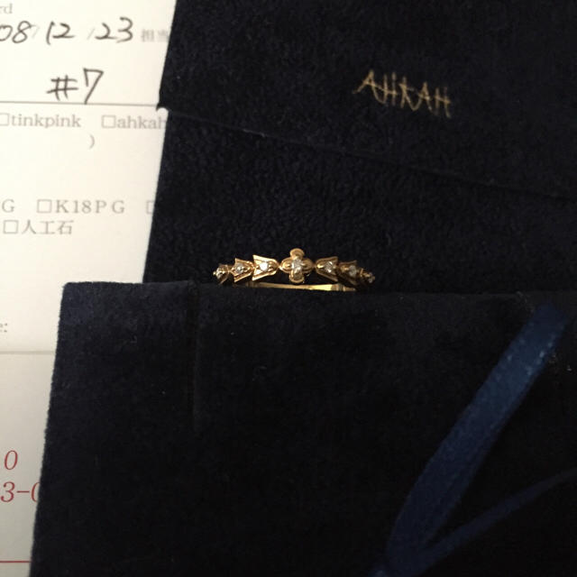 AHKAH(アーカー)のAHKAH ミラR リング 7号 さくらさん専用 レディースのアクセサリー(リング(指輪))の商品写真
