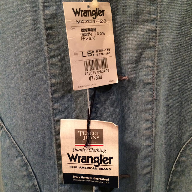 Wrangler(ラングラー)のwrangler デニム ベスト 新品 タグ付き 格安 メンズのジャケット/アウター(Gジャン/デニムジャケット)の商品写真