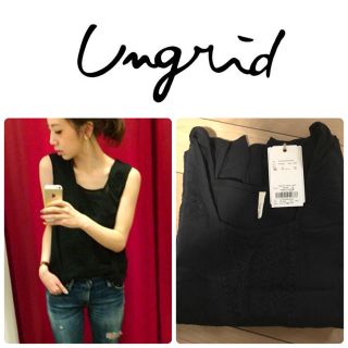 アングリッド(Ungrid)のungridシフォン刺繍ノースリブラウス(シャツ/ブラウス(半袖/袖なし))