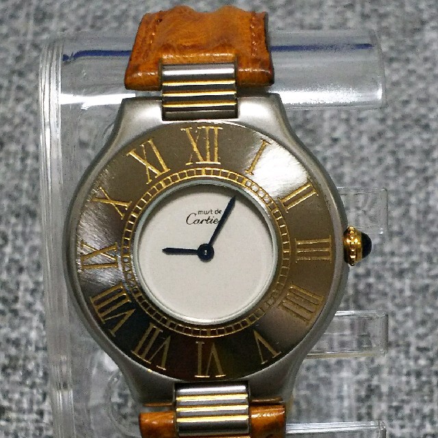 値下げ、本物 Cartier カルティエ腕時計 マスト21 レディース革ベルト
