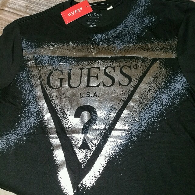 GUESS(ゲス)のGUESS　ゲス　ロゴ入り　T-shirt　ＸＳサイズ メンズのトップス(Tシャツ/カットソー(半袖/袖なし))の商品写真